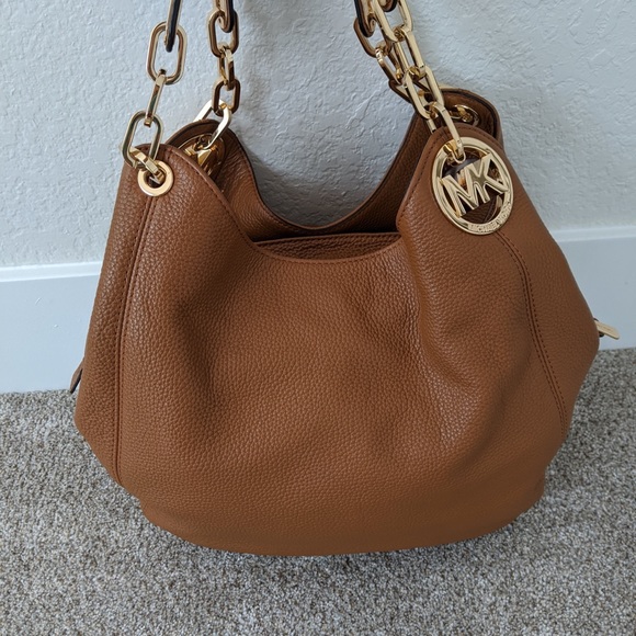 Michael Kors Brown Shoulder Purse - Picture 3 of 6